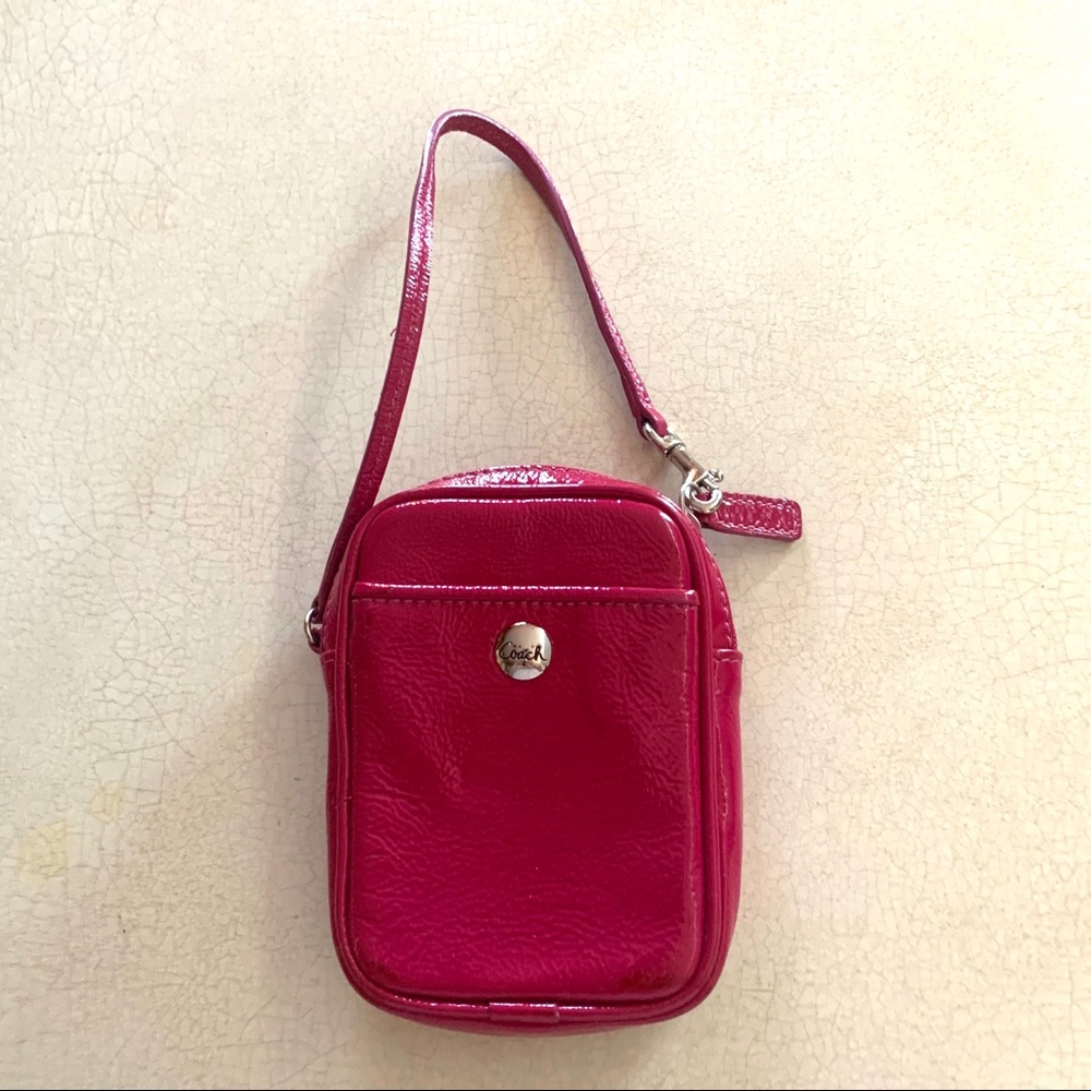 Small coach wristlet 4”x5”